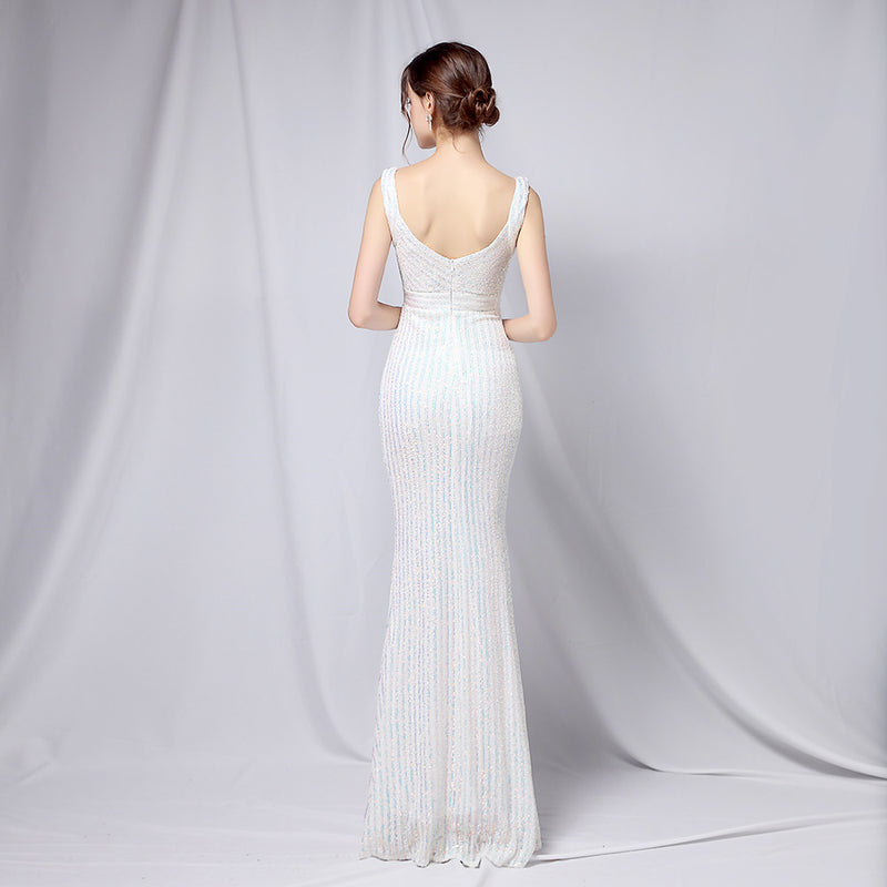 New Sequined Fishtail Long Dress