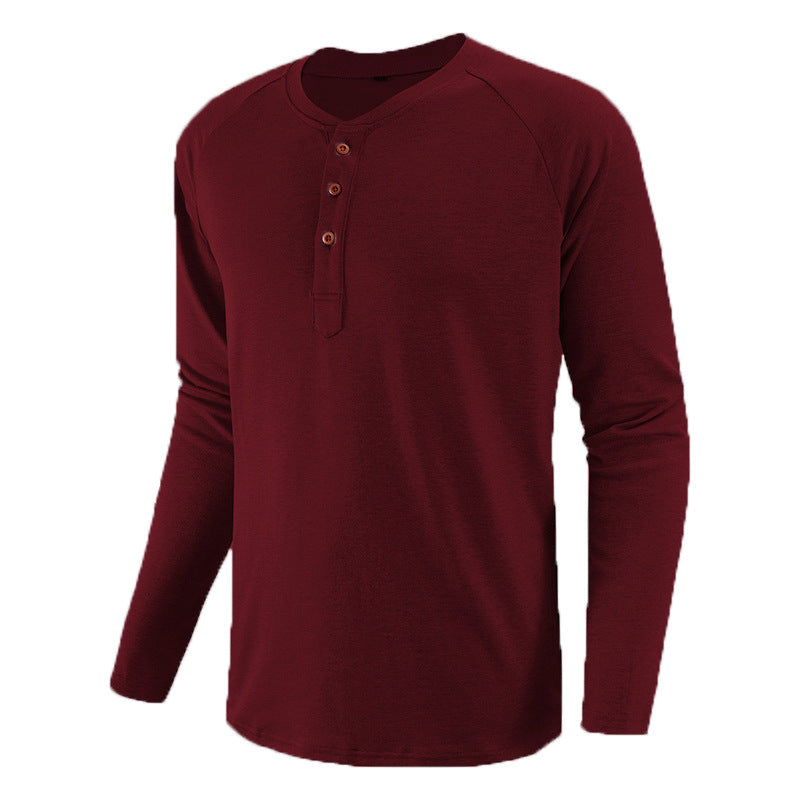 Large Men's Henley Shirt For Men