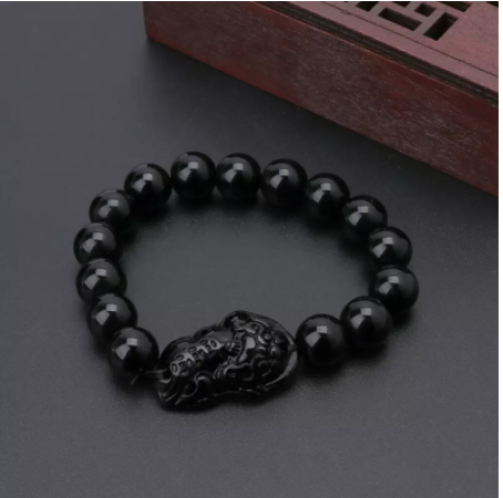 Obsidian Pixiu Couple Bracelet For Men And Women