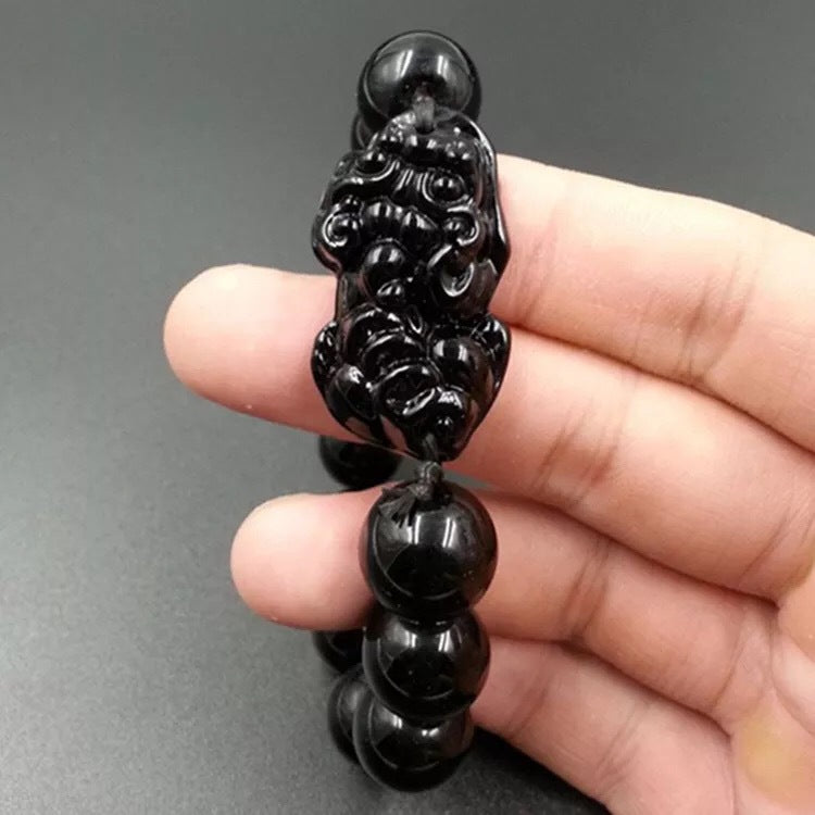 Obsidian Pixiu Couple Bracelet For Men And Women