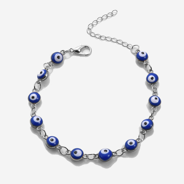 Europe And The United States Cross Border New Product Innovation Popular Devil'S Eye Blue Eye Bracelet Oil Dripping Simple Hand Decoration