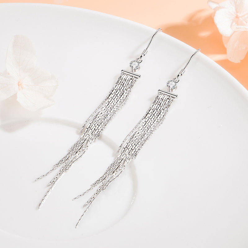 Vintage Tassel Earrings Women's Mid-length Earrings