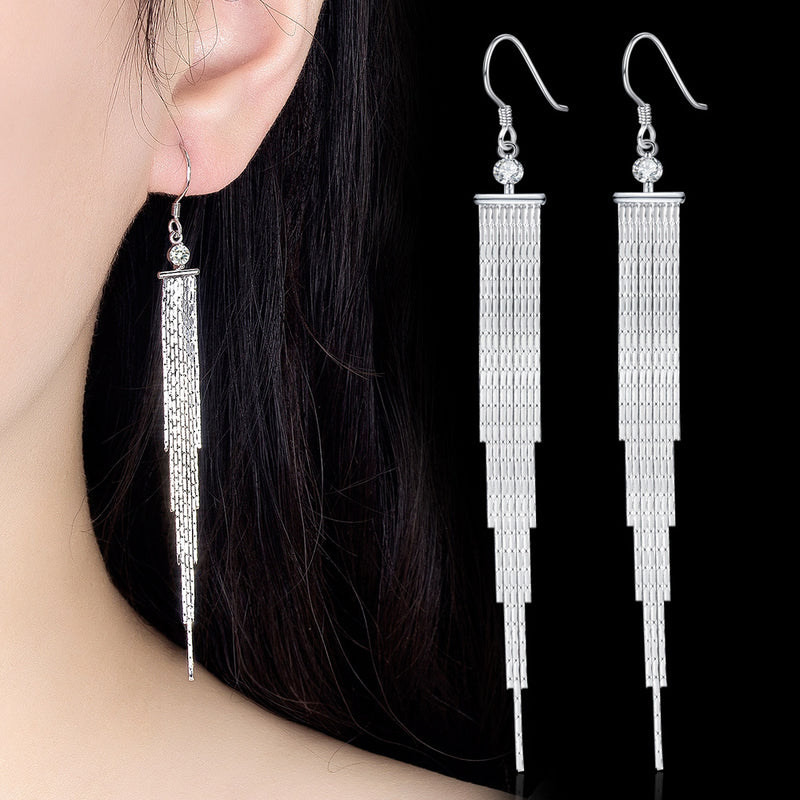 Vintage Tassel Earrings Women's Mid-length Earrings