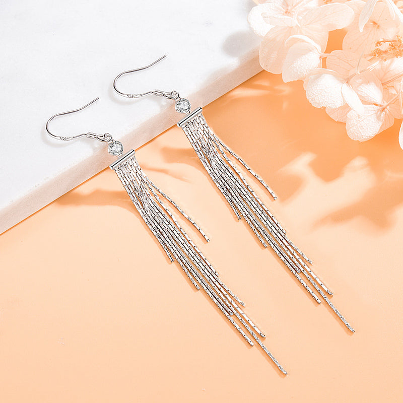 Vintage Tassel Earrings Women's Mid-length Earrings