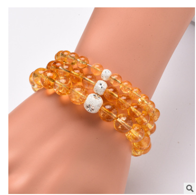 Topaz Bracelet Plate Beads For Men And Women