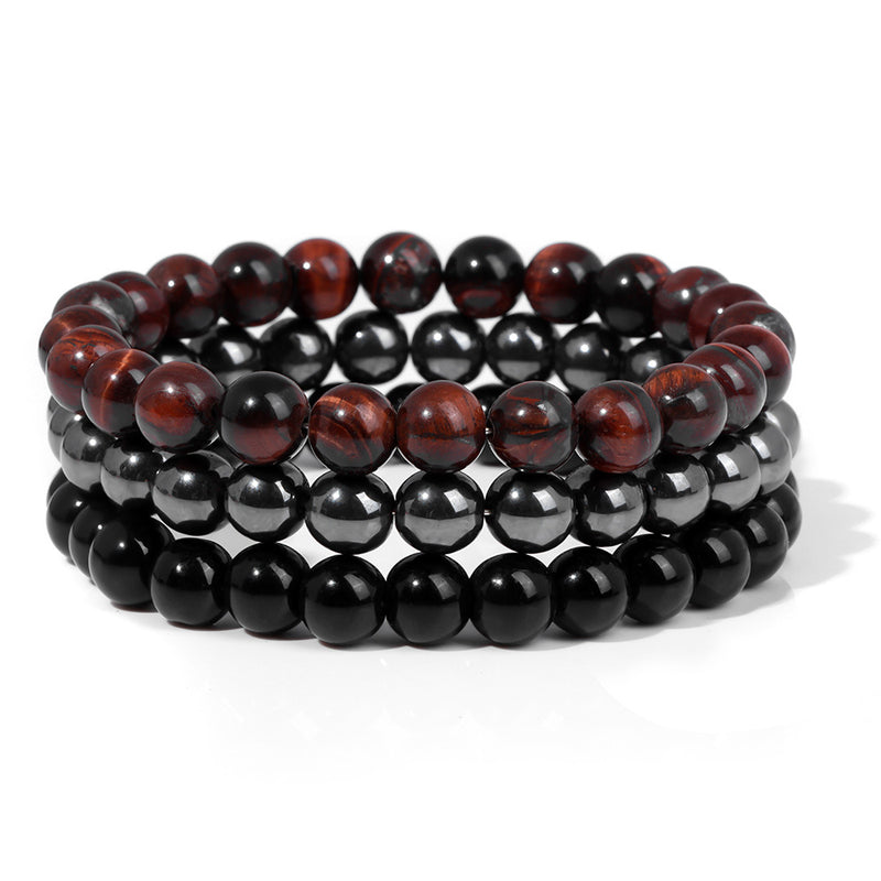 Natural Stone Bead Bracelet For Men