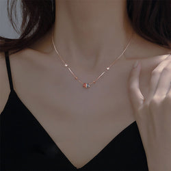 Silver Transfer Circle Circle Personality Circle Clavicle Chain