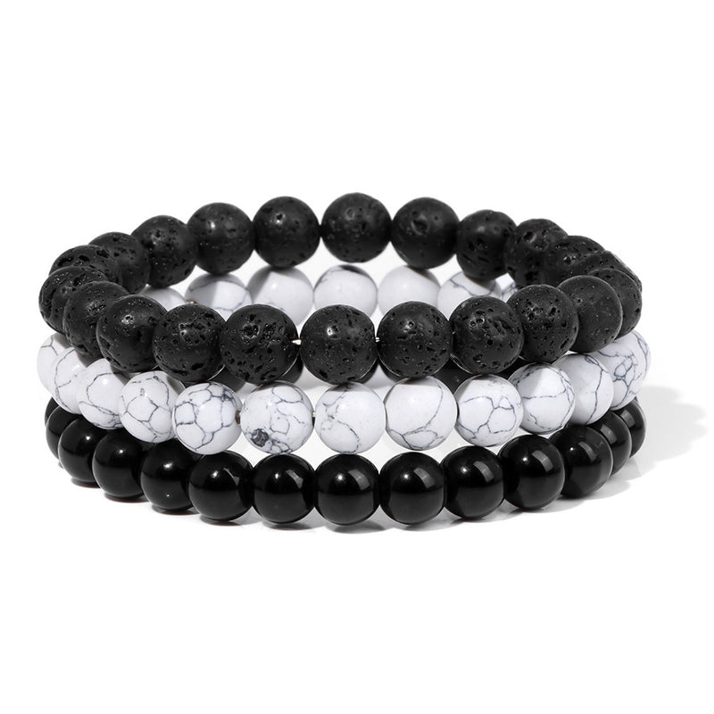 Natural Stone Bead Bracelet For Men