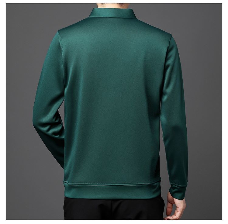 Long - Sleeve False Two Bottom Unlined Upper Garment Thin Turn