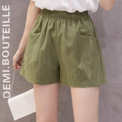 Women's Loose Korean Style High Waist Casual Shorts