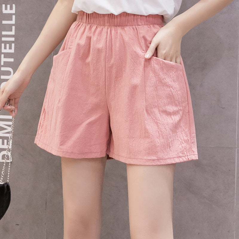 Women's Loose Korean Style High Waist Casual Shorts