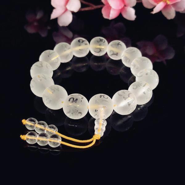 White Crystal Bracelet For Men And Women