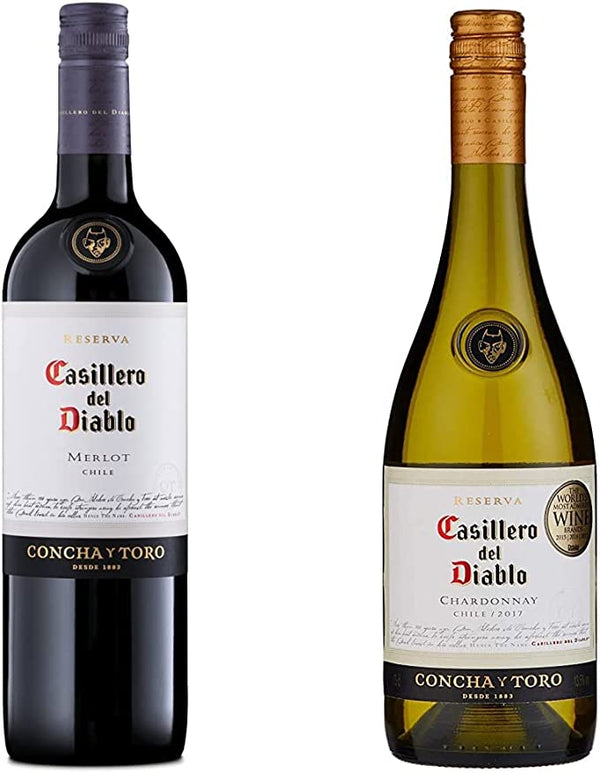 Casillero del Diablo Merlot Red Wine, Chile, Silky Smooth & Medium Bodied