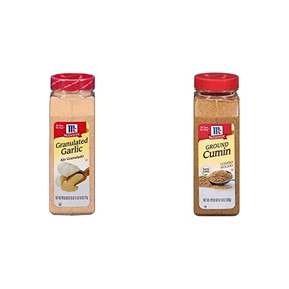 McCormick Granulated Garlic, 26 oz & Ground Cumin, 14 oz