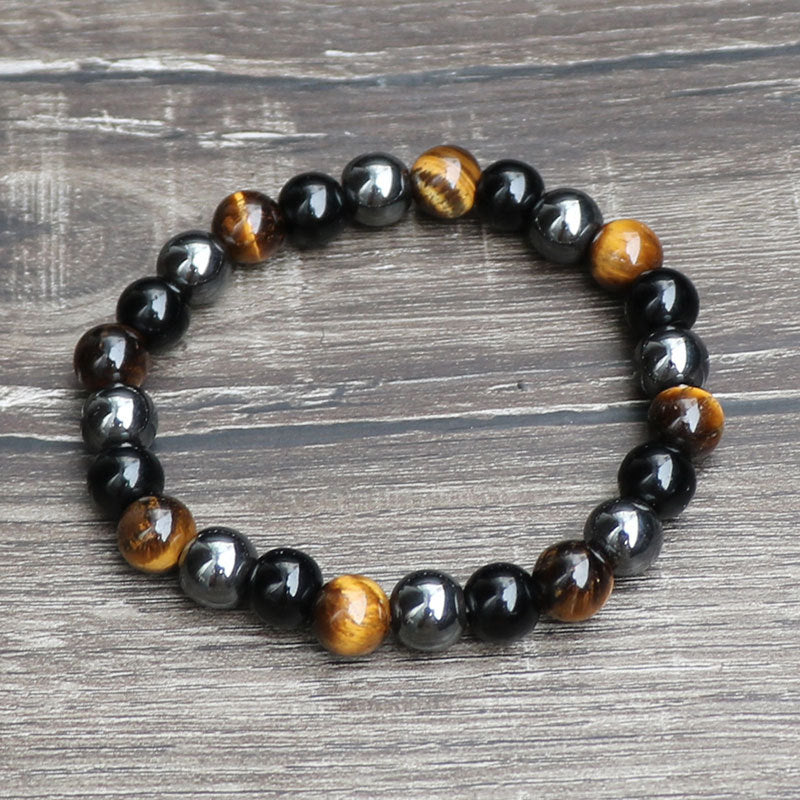 Tigereye Haematite Bracelets For Men And Womencouple