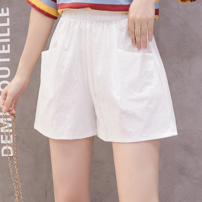 Women's Loose Korean Style High Waist Casual Shorts