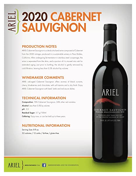 Ariel Dealcoholized Cabernet Sauvignon