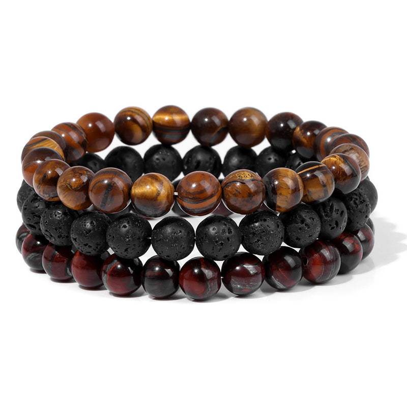 Natural Stone Bead Bracelet For Men