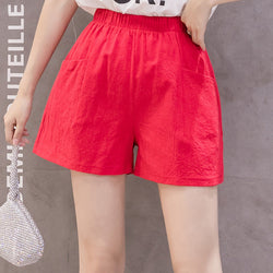 Women's Loose Korean Style High Waist Casual Shorts