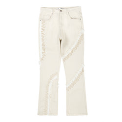 Women's Zip Panel Apricot Jeans