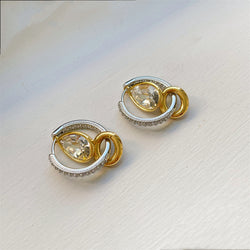 Niche Design Earrings High-end Light Luxury Micro-set