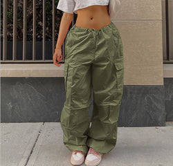 Loose Street Overalls Autumn Fashion Casual Low Waist Plus Size Loose Thin Looking Jogger Pants