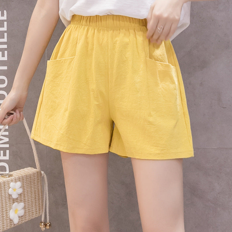 Women's Loose Korean Style High Waist Casual Shorts