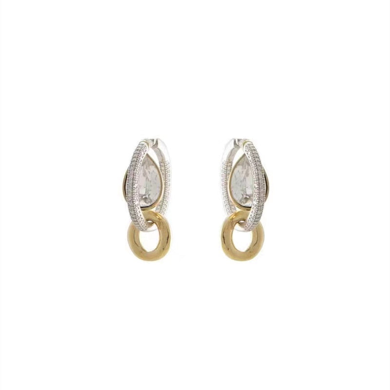 Niche Design Earrings High-end Light Luxury Micro-set