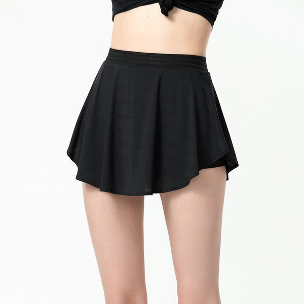 Anti-exposure Running Loose Jacquard Casual Outdoor Short Skirt