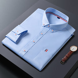 Mens Casual Shirt Fashion Business Dress Shirts Men Clothes