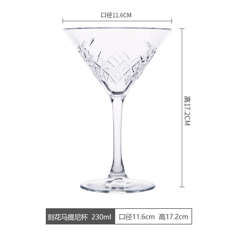 European Style Cocktail Glass Bar Cup