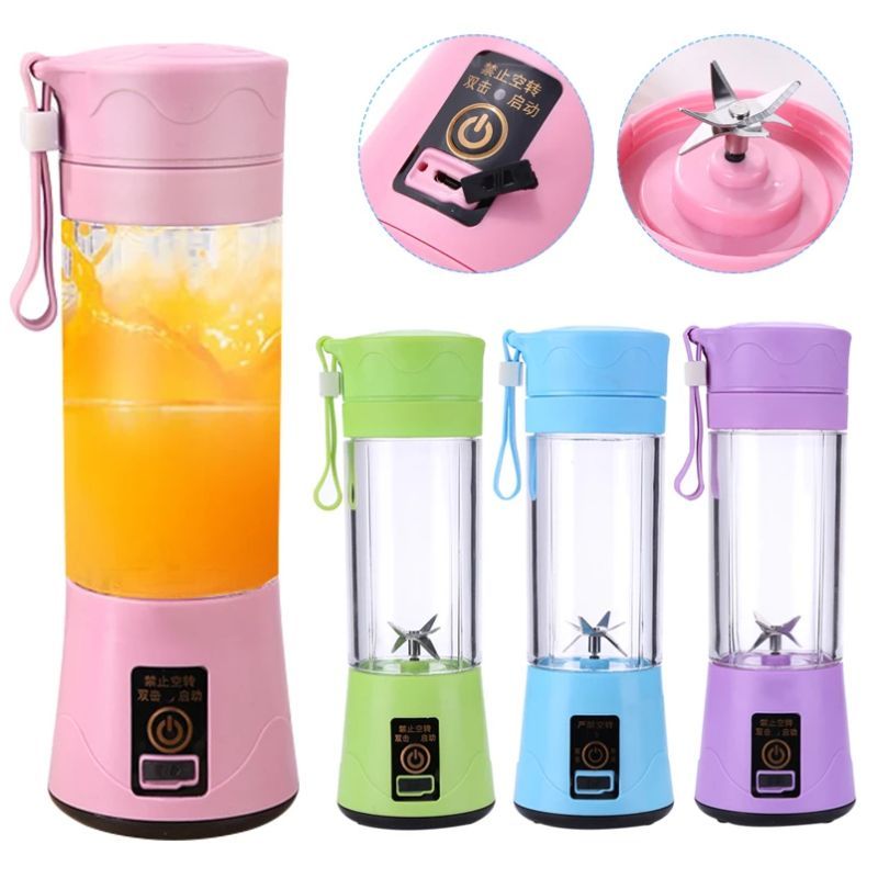 380ML 6 Blade Portable Blender Mini Juicer