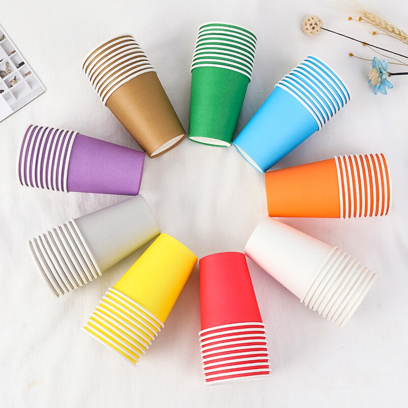 Solid Color Tableware Paper Cup