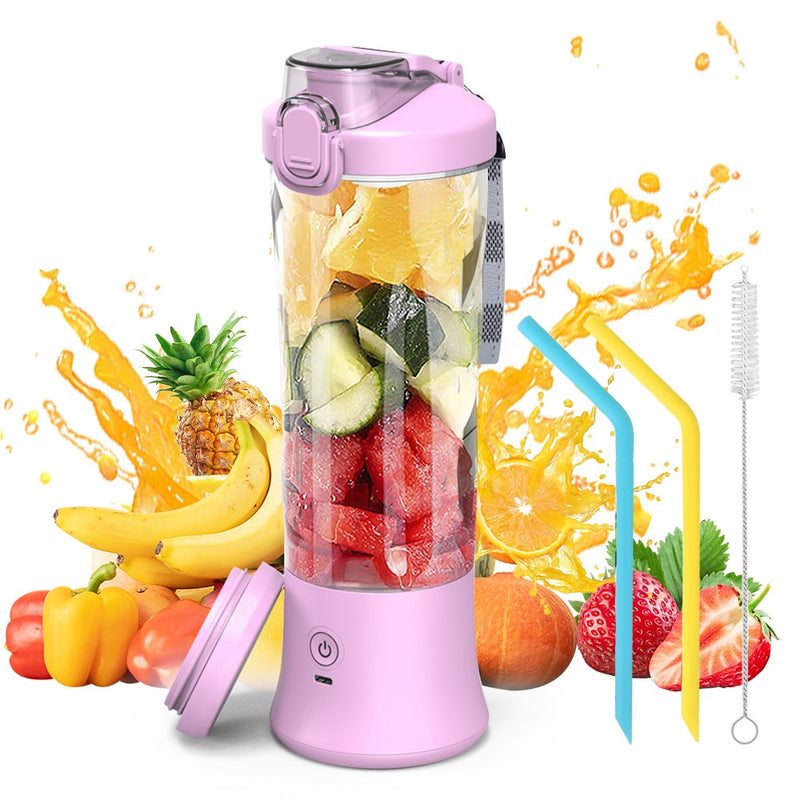 Portable Electric Juicer Fruit Mixers  Blender