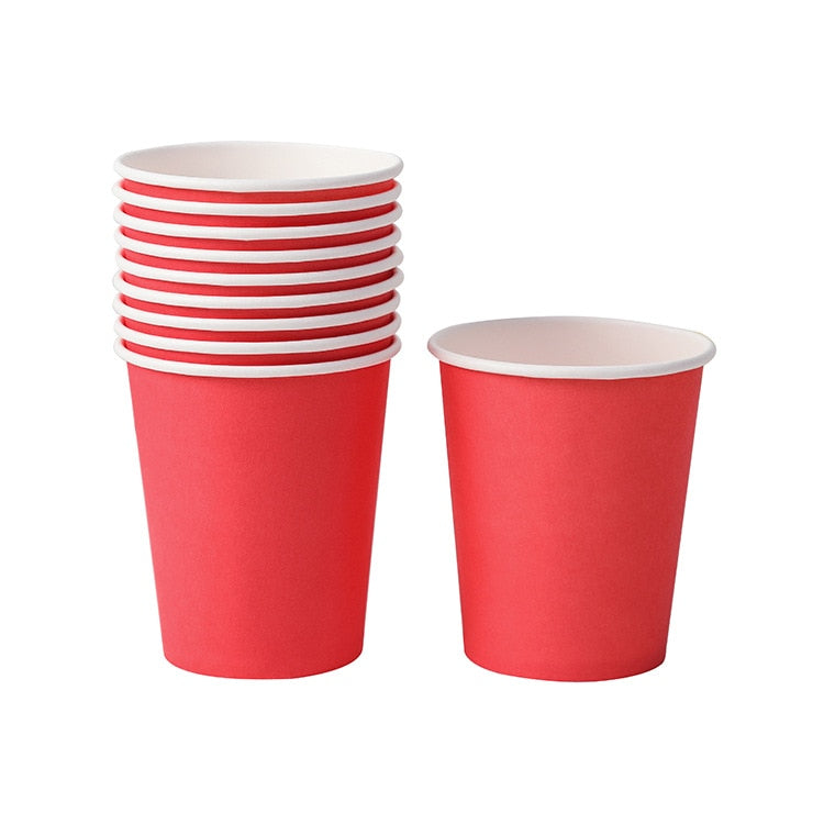 Solid Color Tableware Paper Cup