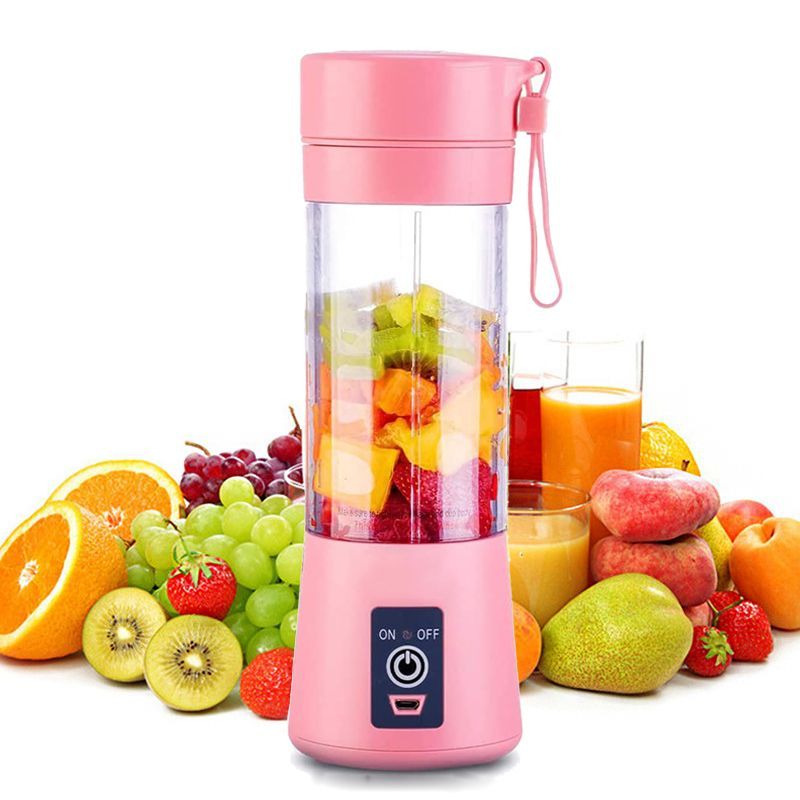 Electric Mini Juicer Portable Electric 6 Blades Mixer - Temu