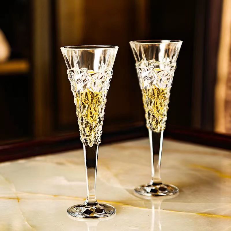 Handwork Lead-free Crystal Goblets  water champagne Wine Glass Cup