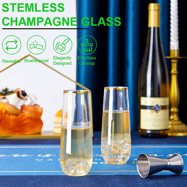 Disposable Champagne Glass Transparent Plastic cup