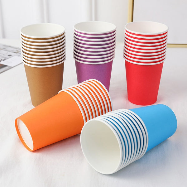 Solid Color Tableware Paper Cup