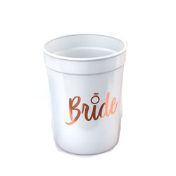 Bachelorette Party Team Bride Plastic Drinking Cups