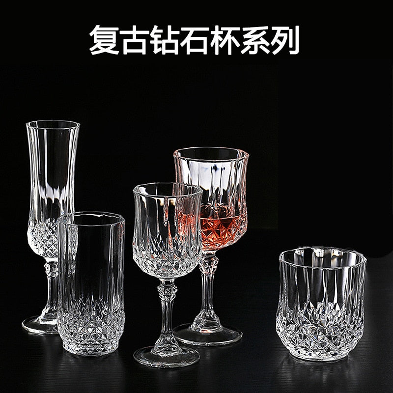 6pcs Red Wine Glass Champagne Cup