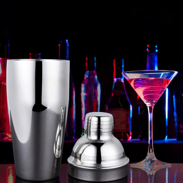 550/750ml Stainless Steel Cocktail Shaker Set Mixer